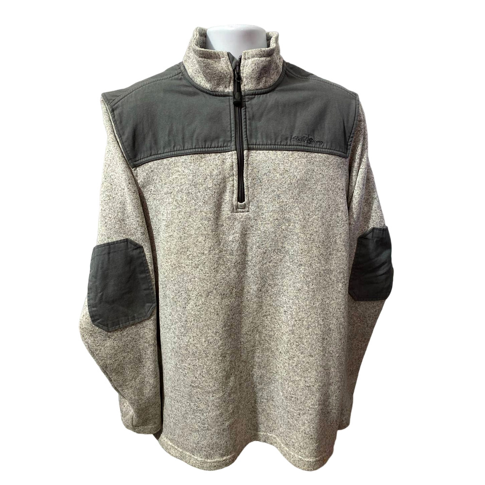Field & Stream Men’s Jacket Quarter Zip Gray Sz XLT